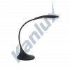 FRANCO kancl. stolní lampa, LED, černá
